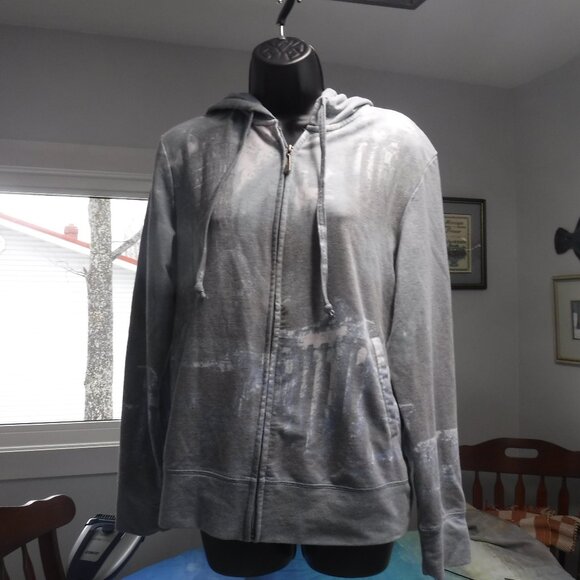 Green Tea Graphic print Hoodie size US Large - Picture 2 of 6